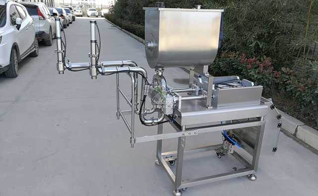 雙頭臥式醬料灌裝機