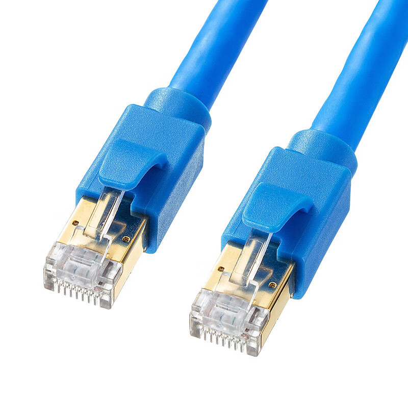 SANWA SUPPLY 高速CAT8八類網線 1米藍圖，連接未來40G萬兆與PoE供電的卓越之選